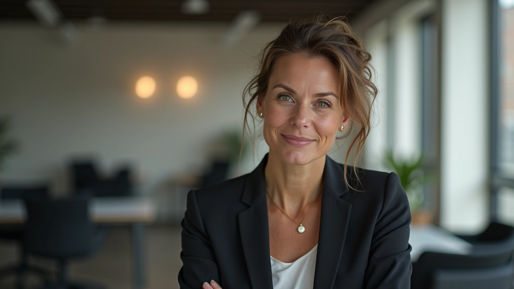 Close-up van vrouw in gesprek, concentratie en focus zichtbaar in gezichtsuitdrukking, kalme omgeving